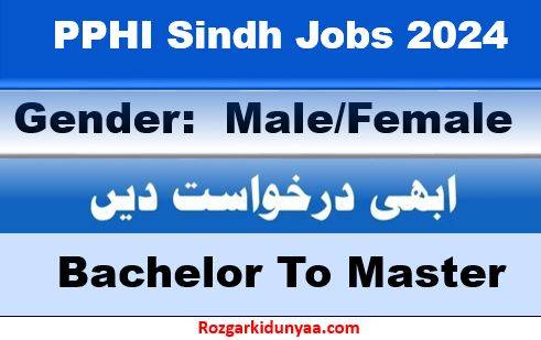 PPHI Sindh New Jobs 2024
